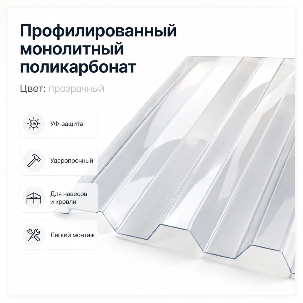 Профилированный поликарбонат
