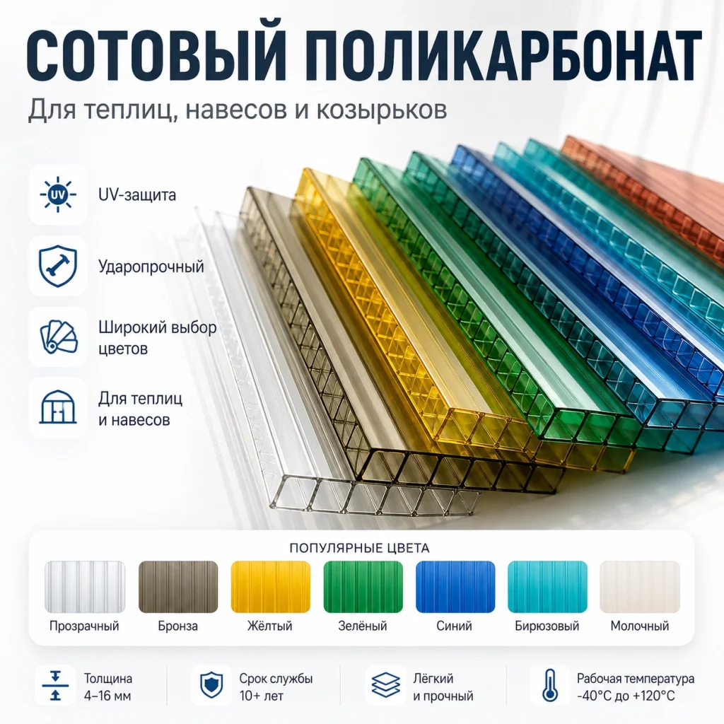 Сотовый поликарбонат